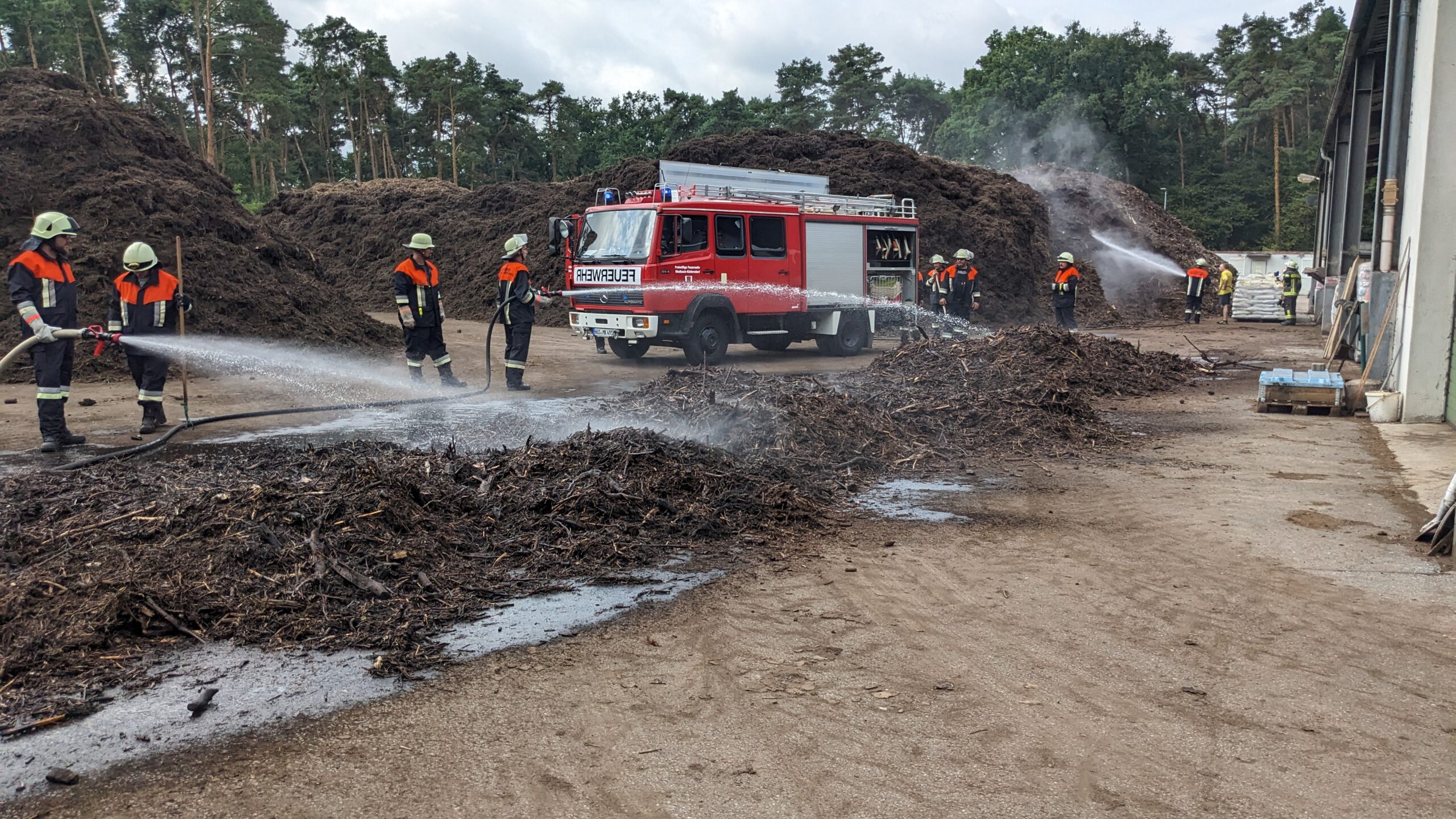 Brandeinsätze der Freiwilligen Feuerwehr Etzelskirchen